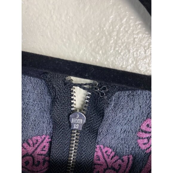 Express Floral Shift Dress Womens Size Medium Paisley Flowy Short sleeve Boho - Picture 6 of 12